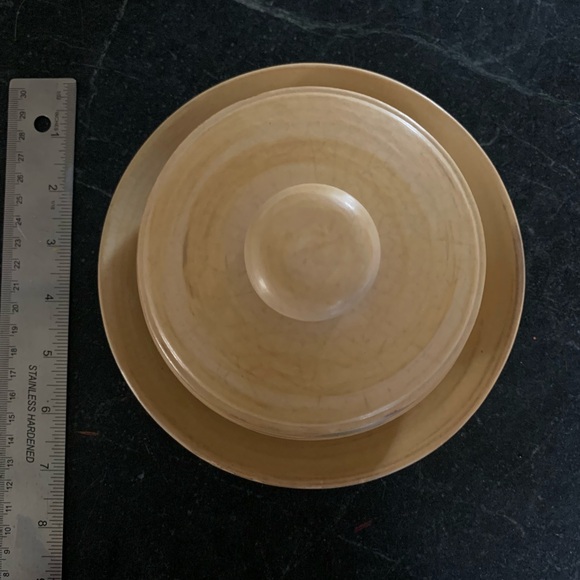 CERA BELLE | Vintage Cera Belle butter/cheese dish - Picture 3 of 5